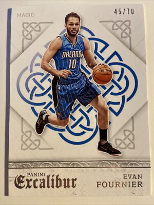 2015-16 Panini Excalibur Silver EVAN FOURNIER # d 45/70!