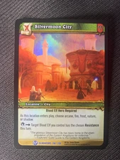 World of Warcraft WoW TCG Promo - Foil Silvermoon City