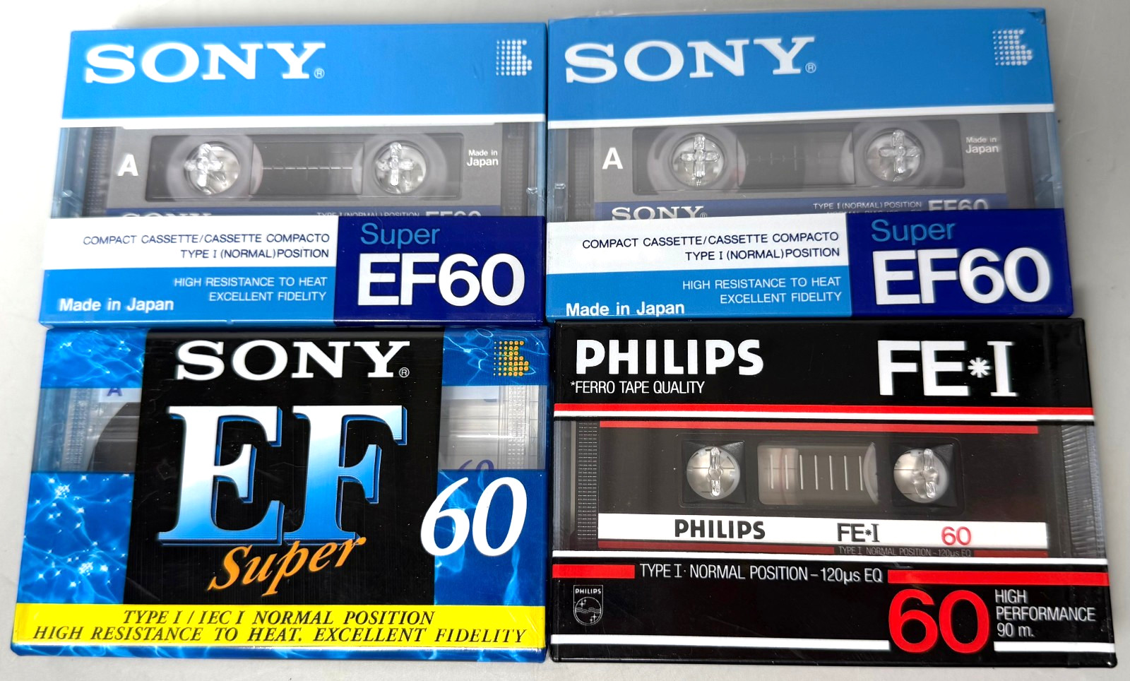 Cassette audio Sony Philips Type I pour éviter les distorsions sonores
