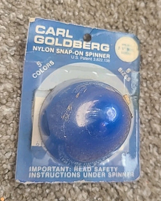 NOS 2-1/4'' BLUE Model Airplane Spinner by Carl Golberg #132. S225BU