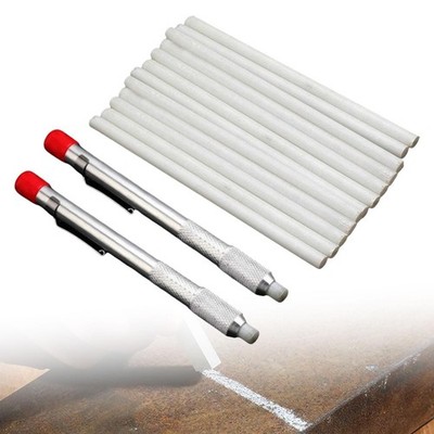 2Pcs Soapstone Pencil Holders Soapstone Pen Welders Metalworking with 12