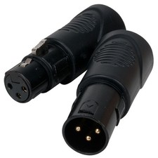 AMERICAN DJ ACRJ453PSET PRO GRADE RJ45 TO 3-PIN XLR MALE/FEMALE ADAPTER SET NEW
