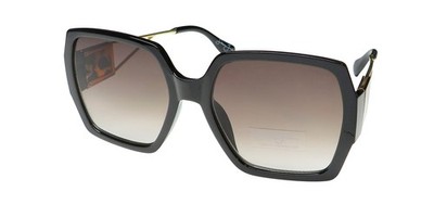 NEW SEAN JOHN SJS2017CE SUNGLASSES 0-0-0 WOMENS BLACK 001 FULL-RIM PLASTIC