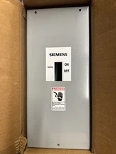 Siemens E2N1S 100 Amp 600V 3 Phase 4 Wire Circuit Breaker Enclosure New