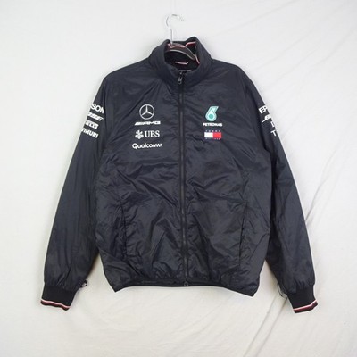 Tommy Hilfiger F1 Bomberjacke Herren Medium Schwarz Petronas