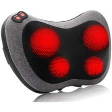 Deep Tissue Neck  Back Massager - Electric Heated Relief for 3 Body Areas