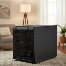 Machine Washable Dog Crate Cover 48 Inch - Elegant Protection for Your Pup