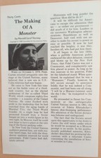 THE MAKING OF A MONSTER FIDEL CASTRO 1980 COMMUNIST TAKEOVERS HAROLD LORD VARNEY