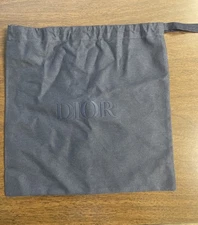 Dior Dust Bag 10x 10.25 Navy Blue Drawstring Dust Bag