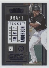2020 Panini Contenders Draft Ticket Blue 66/149 Tim Anderson #84 u0u