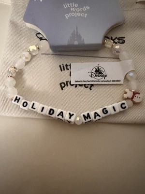 Disney Parks 2025 WDW Armband (Holiday Magic) Little Words Project Neu