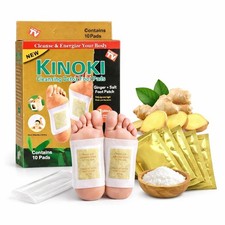 Patch pied Acupression Kinoki pour le corps, patchs antitoxinants 1 boîte 10 patchs