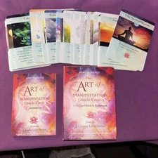 The Art Of Manifestation Oracle Cards By Jenny Farmer + Guidebook I Choose Love