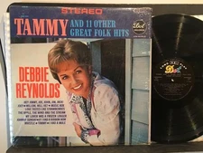 DEBBIE REYNOLDS TAMMY and 11 OTHER GREAT FOLK HITS~SHRINK~DG~ORIG 1963 STEREO
