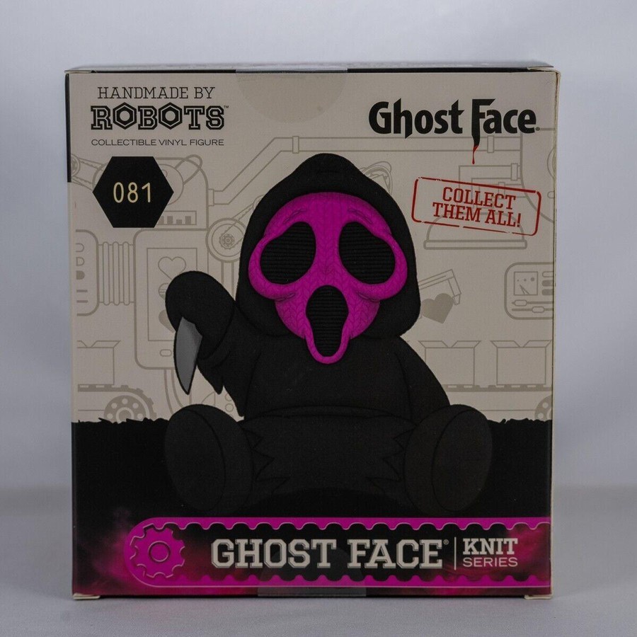 Handmade By Robots Ghost Face Chrome Gold – Figura In Vinile Collezione 12,7 Cm