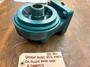 DETROIT DIESEL 8V71 MARINE OIL FILTER HEAD BASE #5100715