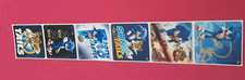 6 Sonic the Hedgehog Tails sega Stickers, 2.5" x 2.5" each, Party Favors