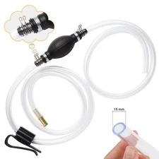 H-veenjor Gasoline Siphon Hose Pump, Hand Fuel Transfer Pump, High Flow Gas S...