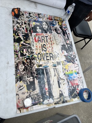 Mr. Brainwash - Art Is Over - Authentic Print Pop Art Poster
