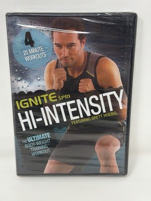 IGNITE spri HI-INTENSITY DVD Brett Hoebel Booty, Body & Abs Workout DVD