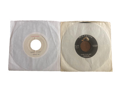 Acetate & RCA 45 RPM - Frankie Dee -''Shake It Up Baby''/ ''After Graduation''