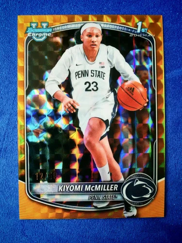 2026 Topps Bowman Chrome 1st KIYOMI McMILLER Gold Geometric Refractor #/50 FX31