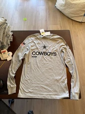 Authentic NIKE Men's Dallas Cowboys Salute to Service Long-sleeve Tee