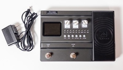 FLAMMA FX100 Gitarren-Multieffektprozessor getestet funktioniert mit Adapter