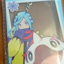 Re:Zero Subaru Natsuki & Puck Multicolour Acrylic Metal Clip-On Keychain
