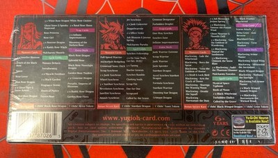 NEW Yu-Gi-Oh 1st Edition Legendary 5Ds 3 Deck Box Set Chibi