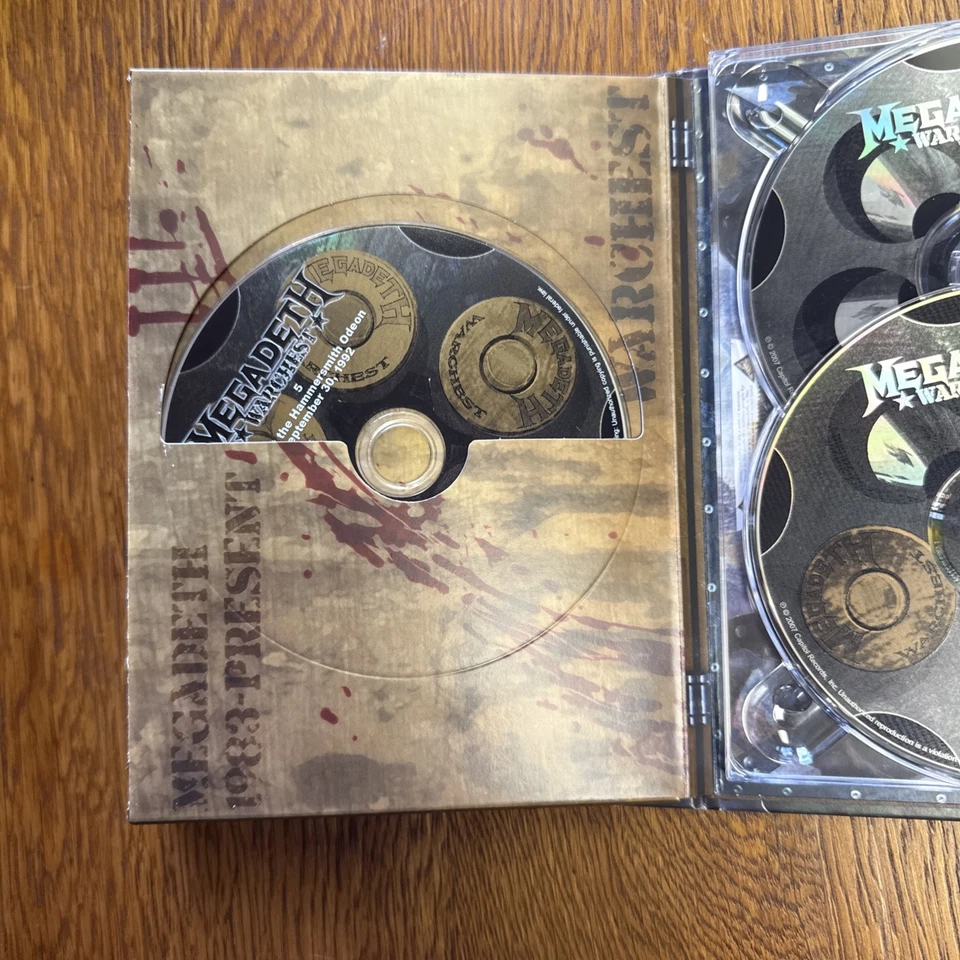 Warchest by Megadeth(CD, 2007)Box Set 4-CD, 1-DVD, Book-Previously Unreleased US - Image 4 of 4