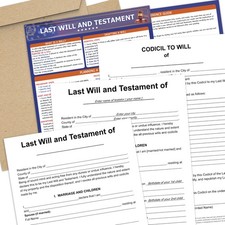 KING PRINT Last Will Testament Kit 2026, Estate Planning Forms, DIY Kit