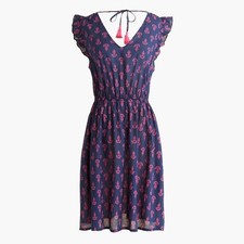 NWT J Crew Factory Mini Cotton Tie-back Beach Dress Small