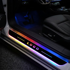 Rgb Led Car Door Sill Pedal Lights Wireless Waterproof Welcome Path Lamp Rgb Led Car Door Sill Pedal Lights Wireless Waterproof Welcome Path Lamp