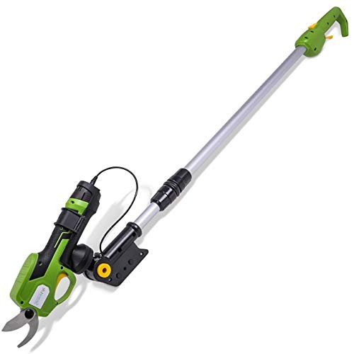 SereneLife PSPR190 Cordless Lithium Power Pruner with Telescopic Handle