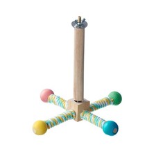 Bird Windmill Perch Toy Birdcage Rotating Entertainment Toy Bird Supply