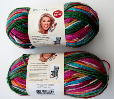 2x Deborah Norville Everyday Premier Yarn Collection -- Anti-Pilling - Parrot
