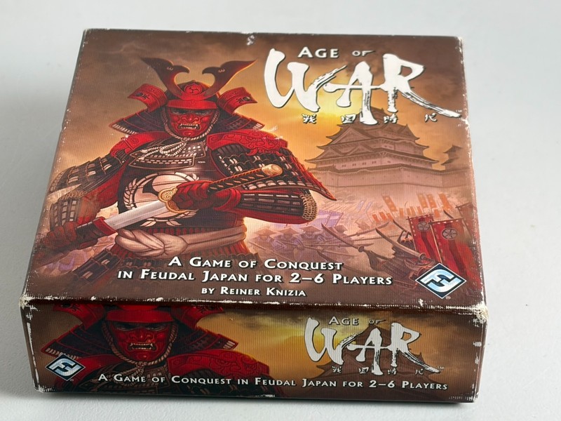 Age of War Board Game Reiner Knizia Fantasy Flight 2014 - Complete