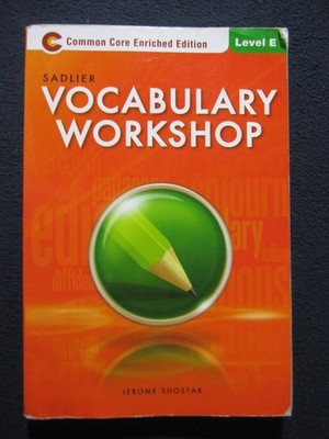 Vocabulary Workshop Enriched Edition: Student Edition: Level E [Paperback]