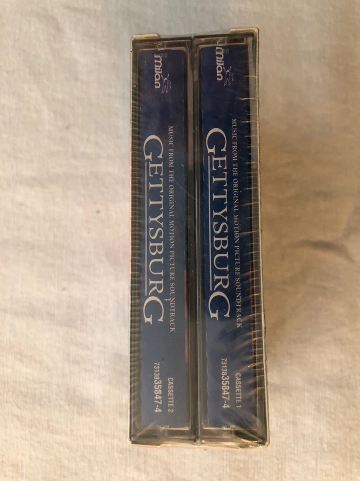 2 CASSETTE SET RARE* New Gettysburg Soundtrack Deluxe Commemorative Edition 1993 - Image 4 of 4