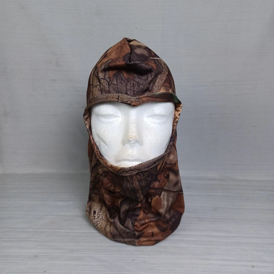 Cabelas Camo Headcover Facemask Balaclava Hunting Advantage Timber Camouflage - Image 2 of 4