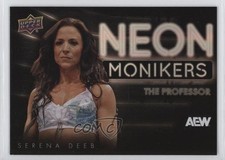 2025 AEW All Elite Wrestling Neon Monikers The Professor Serena Deeb #NM-14 1u6