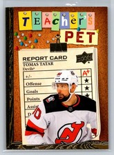 2023-24 Upper Deck Teachers Pet Gold Parallel Tomas Tatar New Jersey Devils