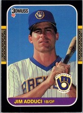 1987 Donruss Jim Adduci #495