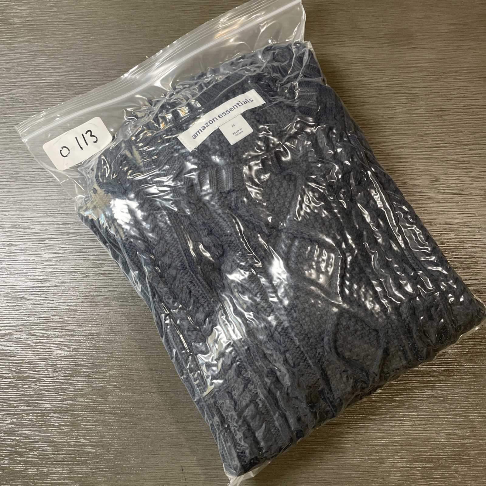 Amazon Essentials Wool Hand Made Sweater Medium D… - image 7