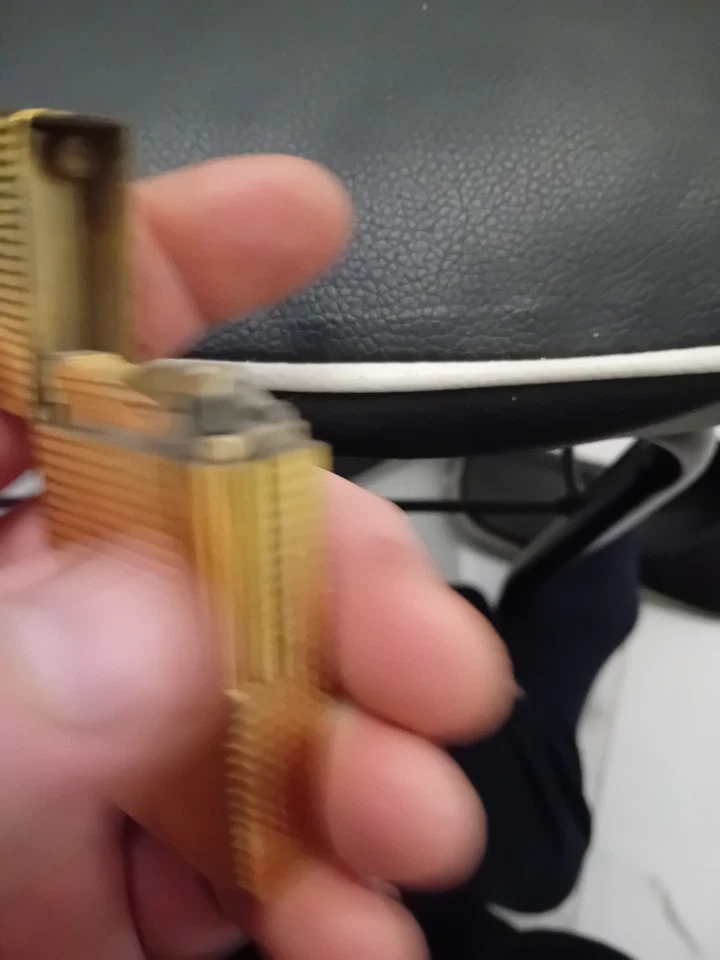 Accendino S.T. Dupont Placcato Oro - Linea 1, Punta di Diamante - Anni '60 - Immagine 2 di 4