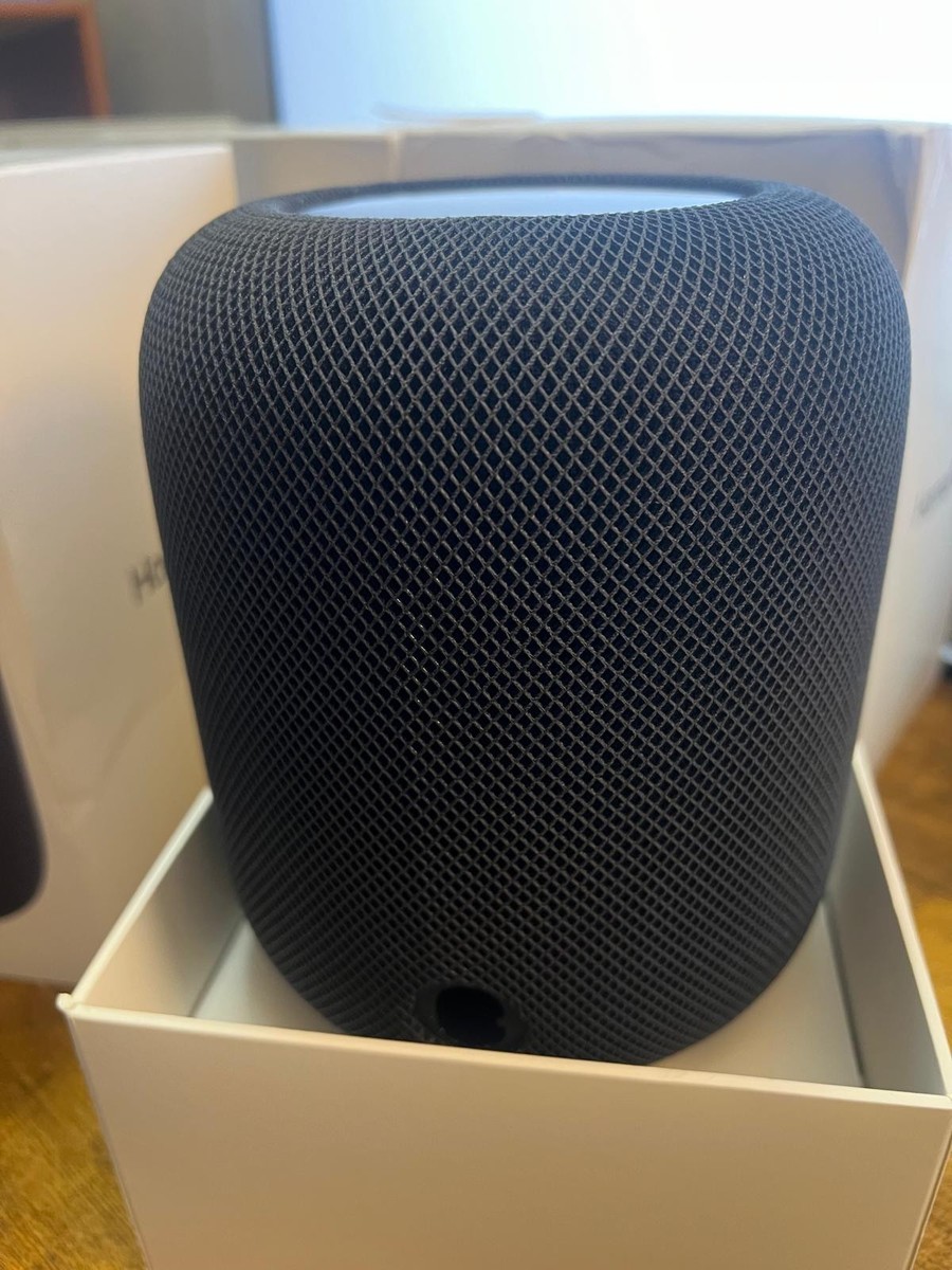Apple HomePod 2nd Gen Midnight A2825 MQJ73LL/A w/Retail Box with