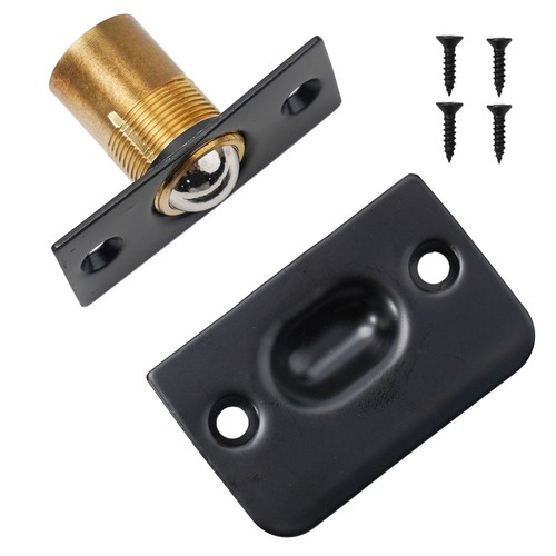Türschnäpper Riegel Türbeschläge Innenteile Rollkugel mit 4x Schrauben - Bild 5 von 12