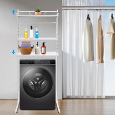 Multi-functional Three Tier Washing Machine Shelf, Laundry Room Storage Shelf