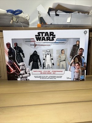Star Wars Galactic Good Vs Evil 5 Pack 6'' Figure Darth Maul Kylo Ren Obi-Wan Rey